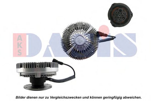 138062N AKS+DASIS Cooling System Clutch, radiator fan