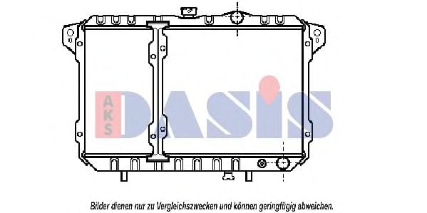 140280N AKS+DASIS Kühler, Motorkühlung