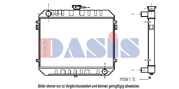 150920N AKS+DASIS Cooling System Radiator, engine cooling
