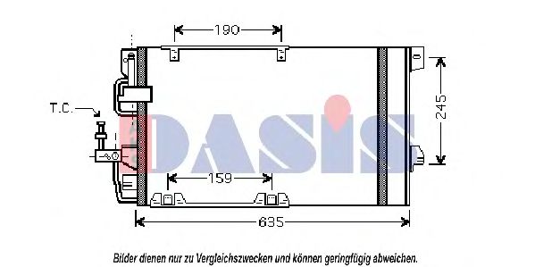152001N AKS+DASIS Condenser, air conditioning
