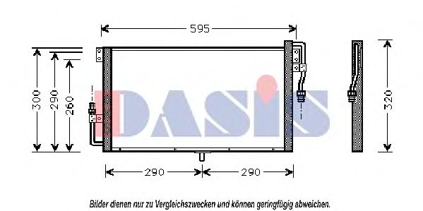 152005N AKS+DASIS Condenser, air conditioning