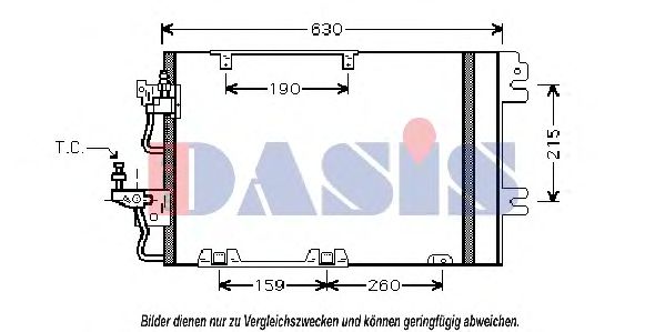 152016N AKS+DASIS Condenser, air conditioning