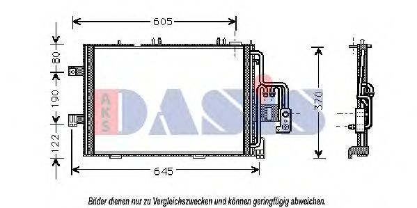 152018N AKS+DASIS Condenser, air conditioning