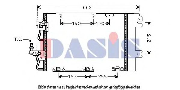 152027N AKS+DASIS Condenser, air conditioning