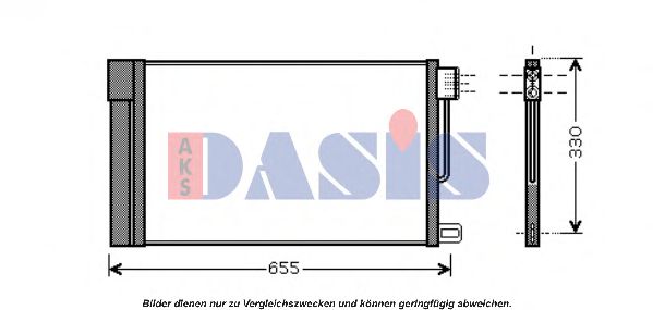 152031N AKS+DASIS Condenser, air conditioning