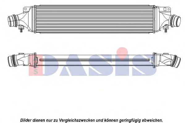 157024N AKS+DASIS Air Supply Intercooler, charger