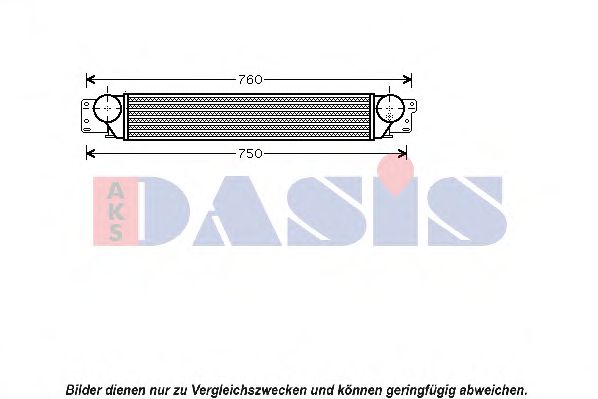 157026N AKS+DASIS Air Supply Intercooler, charger