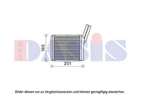 159017N AKS+DASIS Heating / Ventilation Heat Exchanger, interior heating