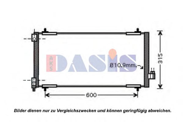 162002N AKS+DASIS Condenser, air conditioning