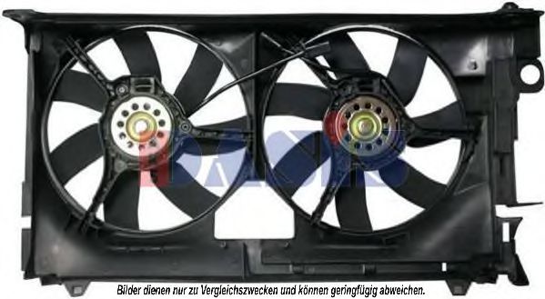 168034N AKS+DASIS Cooling System Fan, radiator