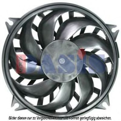 168039N AKS+DASIS Cooling System Fan, radiator