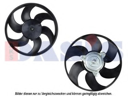 168052N AKS+DASIS Cooling System Fan, radiator