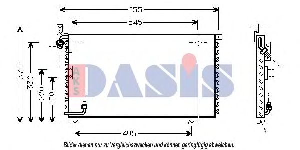 172001N AKS+DASIS Condenser, air conditioning