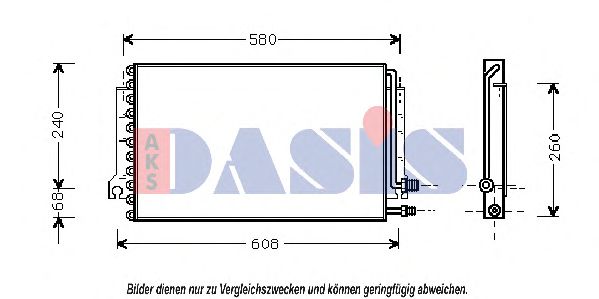 172002N AKS+DASIS Condenser, air conditioning