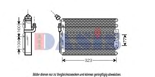 172060N AKS+DASIS Air Conditioning Condenser, air conditioning