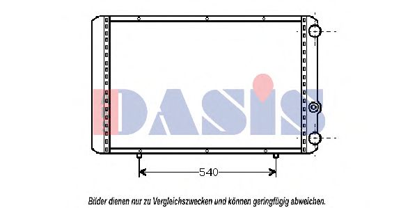 180430N AKS+DASIS Kühler, Motorkühlung