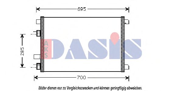 182018N AKS+DASIS Condenser, air conditioning