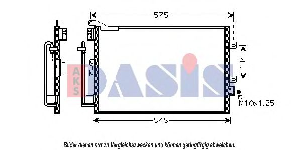 182035N AKS+DASIS Condenser, air conditioning