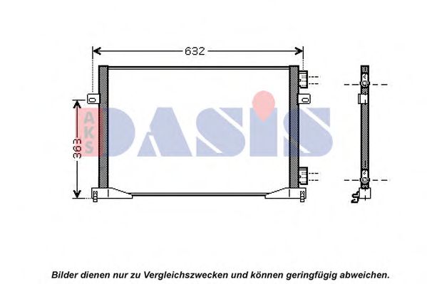 182045N AKS+DASIS Condenser, air conditioning