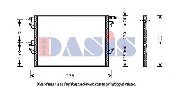 182400N AKS+DASIS Condenser, air conditioning