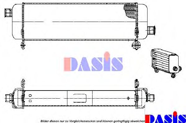 186000N AKS+DASIS Ölkühler, Motoröl