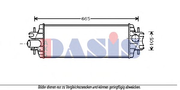 187013N AKS+DASIS Система подачи воздуха Интеркулер