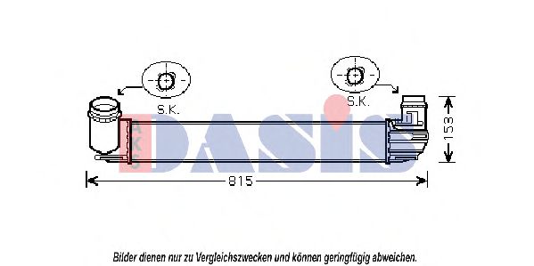 187018N AKS+DASIS Intercooler, charger