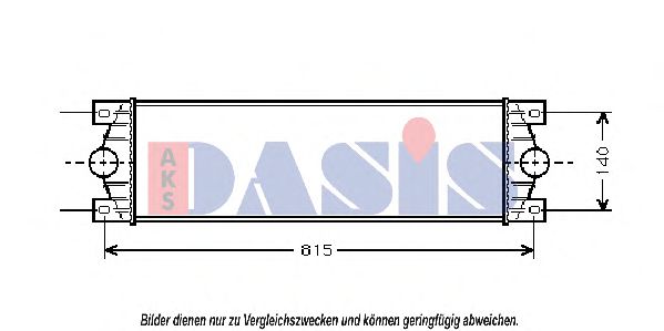 187200N AKS+DASIS Ladeluftkühler