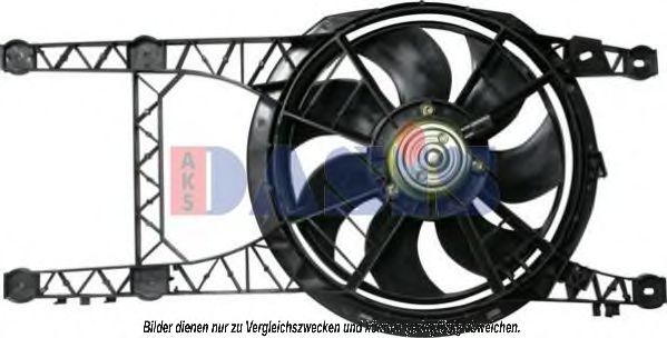 188007N AKS+DASIS Fan, radiator