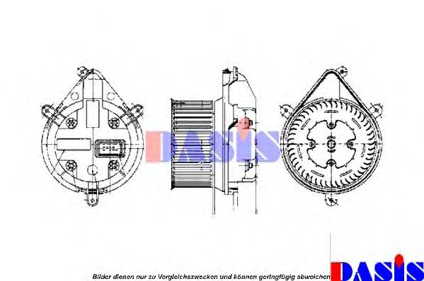 188480N AKS+DASIS Interior Blower
