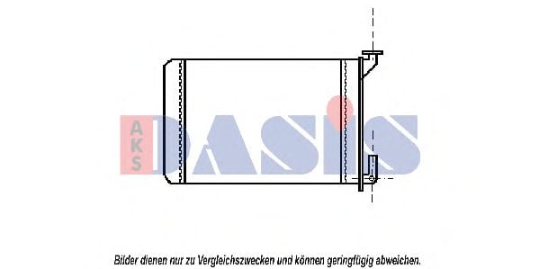 189130N AKS+DASIS Heating / Ventilation Heat Exchanger, interior heating