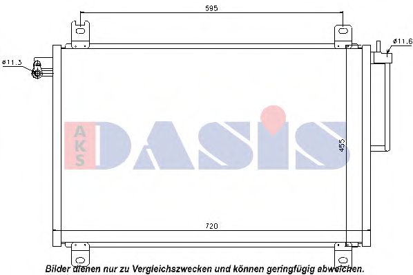 192004N AKS+DASIS Condenser, air conditioning