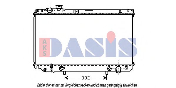 210107N AKS+DASIS Kühler, Motorkühlung