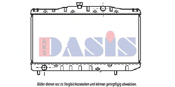210170N AKS+DASIS Kühler, Motorkühlung