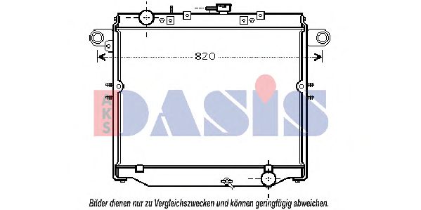 210178N AKS+DASIS Kühler, Motorkühlung