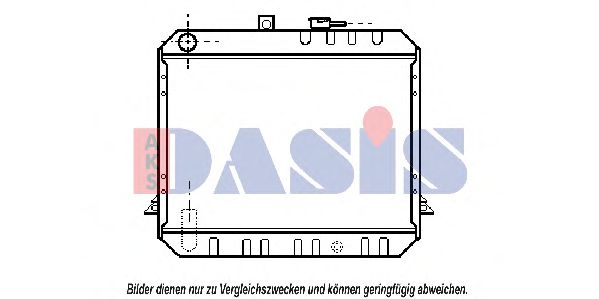 210520N AKS+DASIS Cooling System Radiator, engine cooling