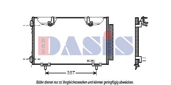 212024N AKS+DASIS Condenser, air conditioning