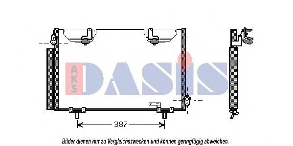 212036N AKS+DASIS Air Conditioning Condenser, air conditioning