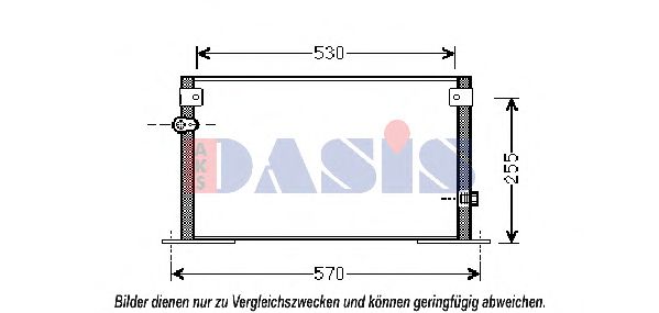 212071N AKS+DASIS Air Conditioning Condenser, air conditioning