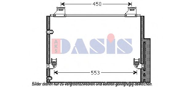 212072N AKS+DASIS Air Conditioning Condenser, air conditioning