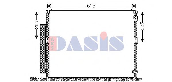 212073N AKS+DASIS Condenser, air conditioning