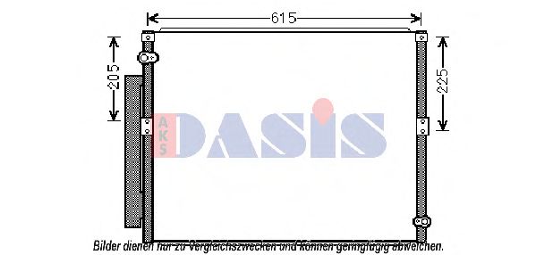 212075N AKS+DASIS Condenser, air conditioning