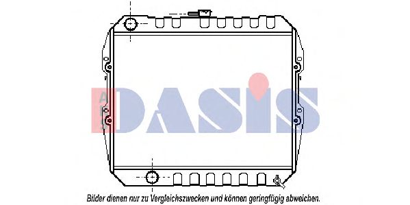 213060N AKS+DASIS Cooling System Radiator, engine cooling