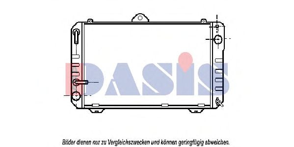 213190N AKS+DASIS Kühler, Motorkühlung