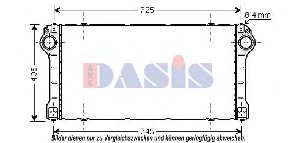 217007N AKS+DASIS Air Supply Intercooler, charger