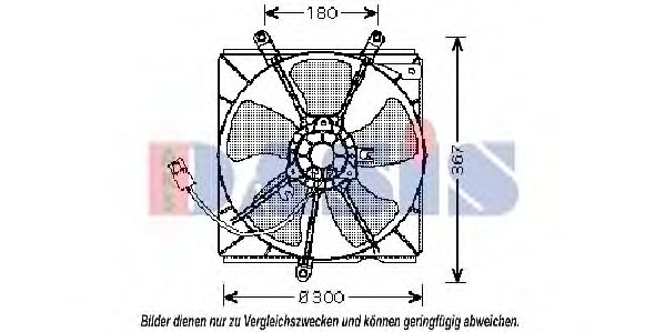 218031N AKS+DASIS Cooling System Fan, radiator