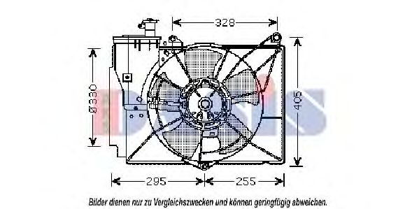 218034N AKS+DASIS Cooling System Fan, radiator