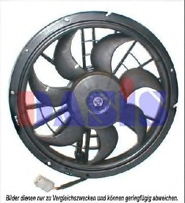 228020N AKS+DASIS Cooling System Fan, radiator