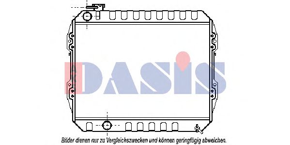 240030N AKS+DASIS Cooling System Radiator, engine cooling