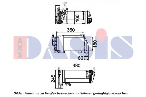 266004N AKS+DASIS Brake System Oil Cooler, retarder